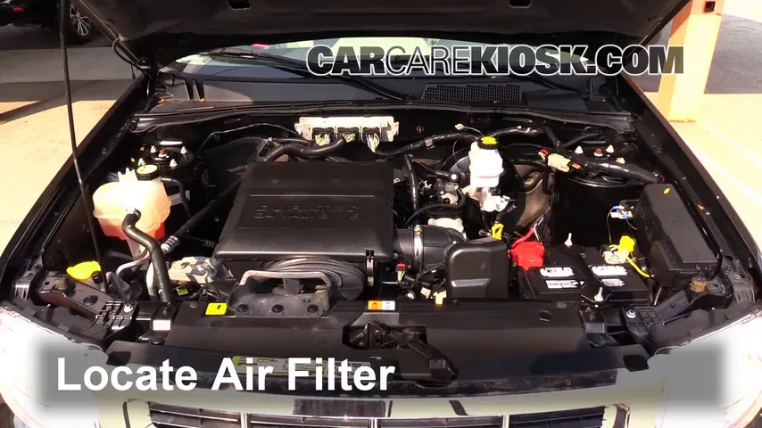 2011 Ford Escape XLT 3.0L V6 FlexFuel Air Filter (Engine) Replace
